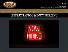 Tablet Screenshot of libertytattoos.com